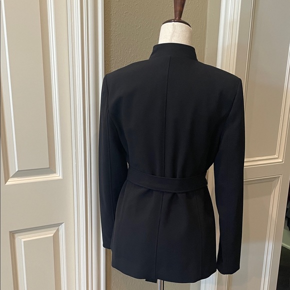 Halogen Detachable Cape Long Sleeve Jacket Black M - Picture 8 of 16